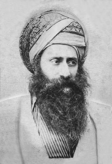 Historical portrait of Rabbi Yosef Chaim of Baghdad, the Ben Ish Chai